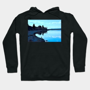 Shoreline illustration Hoodie